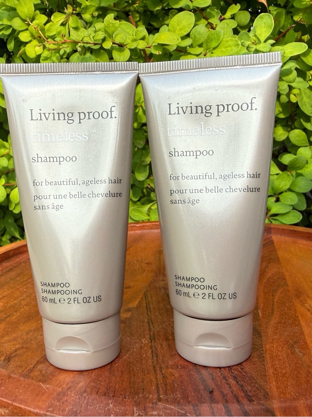 NEW SET of (2) Two - SEALED Living Proof Timeless Shampoo - Travel Size 2 fl oz